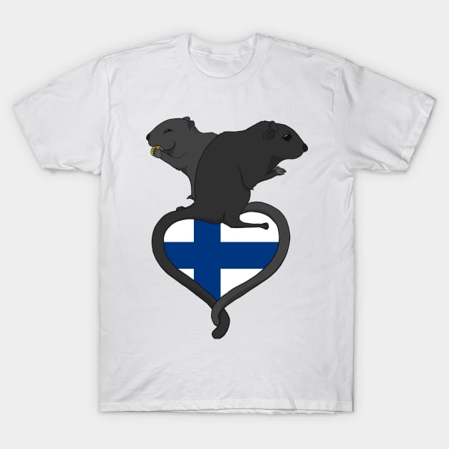 Gerbil Finland (dark) T-Shirt by RampArt